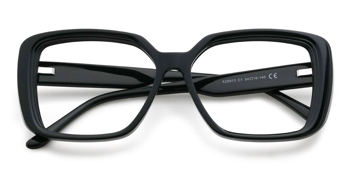 Noir Marleigh Lunettes - Rectangle Glasses