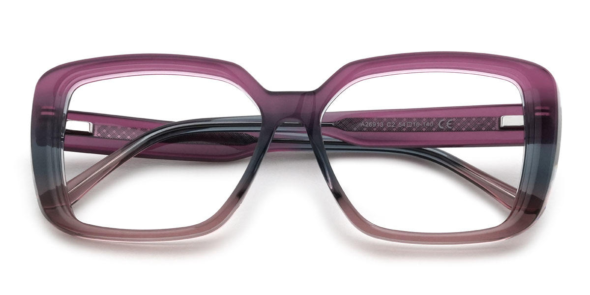 Violet Bleu Rose Marleigh Lunettes - Rectangle Glasses