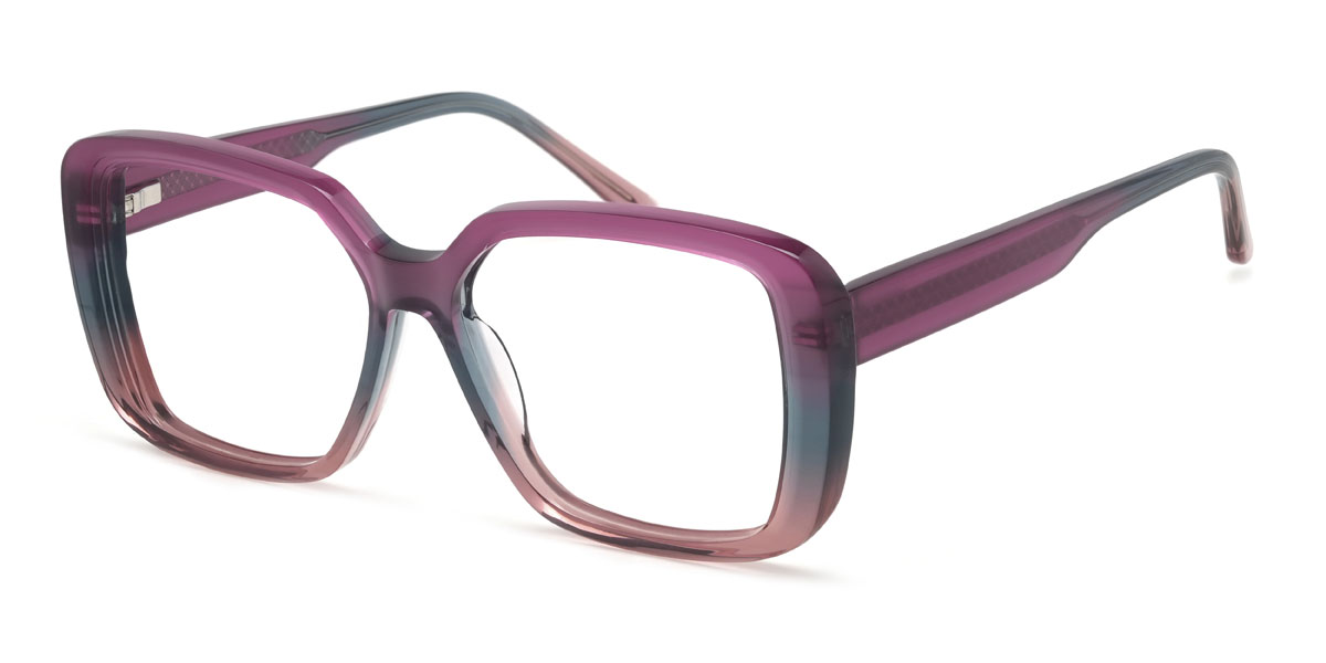 Violet Bleu Rose Marleigh Lunettes - Rectangle Glasses