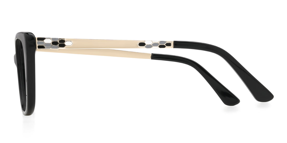 Noir Lyanna Lunettes - Cat Eye Glasses