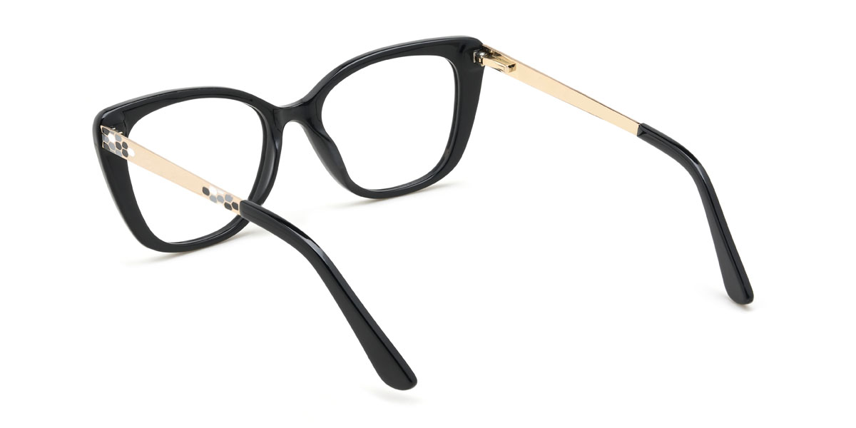 Noir Lyanna Lunettes - Cat Eye Glasses