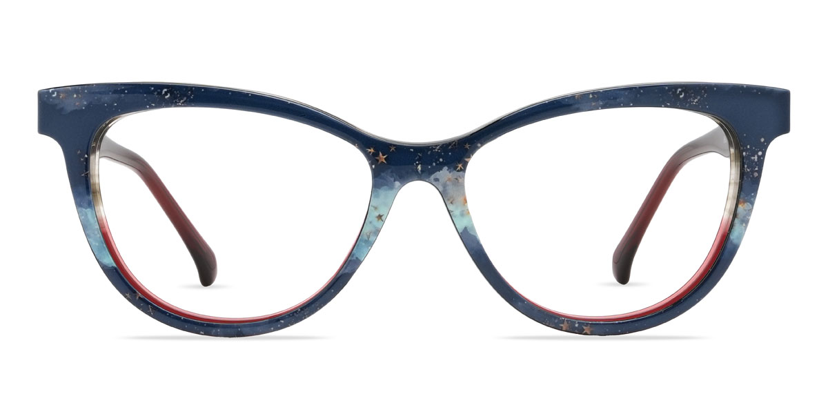 Vin gris Novalee Lunettes - Cat Eye Clip-On Sunglasses