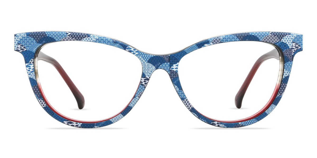 Vin gris Novalee Lunettes - Cat Eye Clip-On Sunglasses