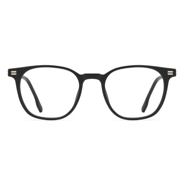 Noir Brycen Lunettes - Rectangle Clip-On Sunglasses