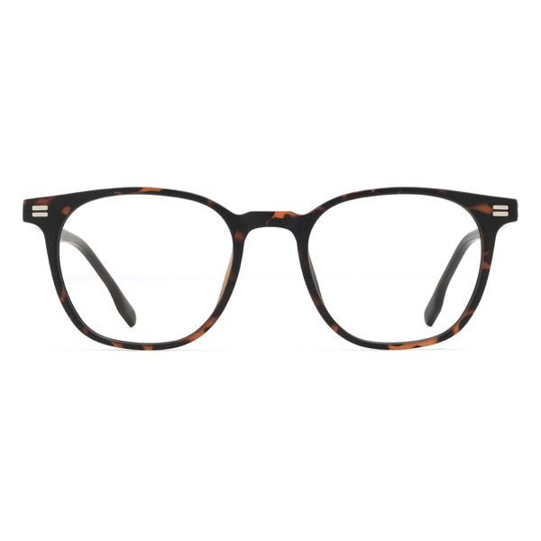 Écaille Brycen Lunettes - Rectangle Clip-On Sunglasses
