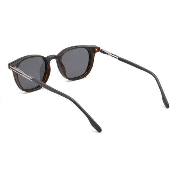 Écaille Brycen Lunettes - Rectangle Clip-On Sunglasses