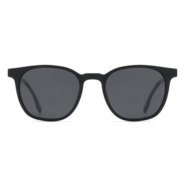Noir Violet Brycen Lunettes - Rectangle Clip-On Sunglasses