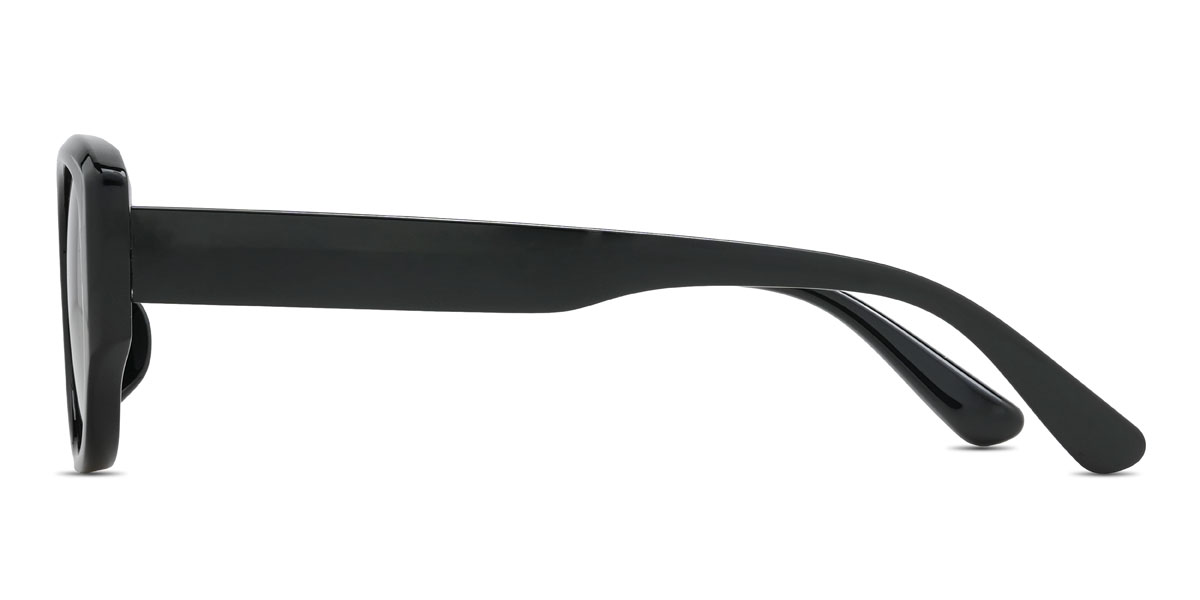 Noir Gris Charis Lunettes - Cat Eye Sunglasses