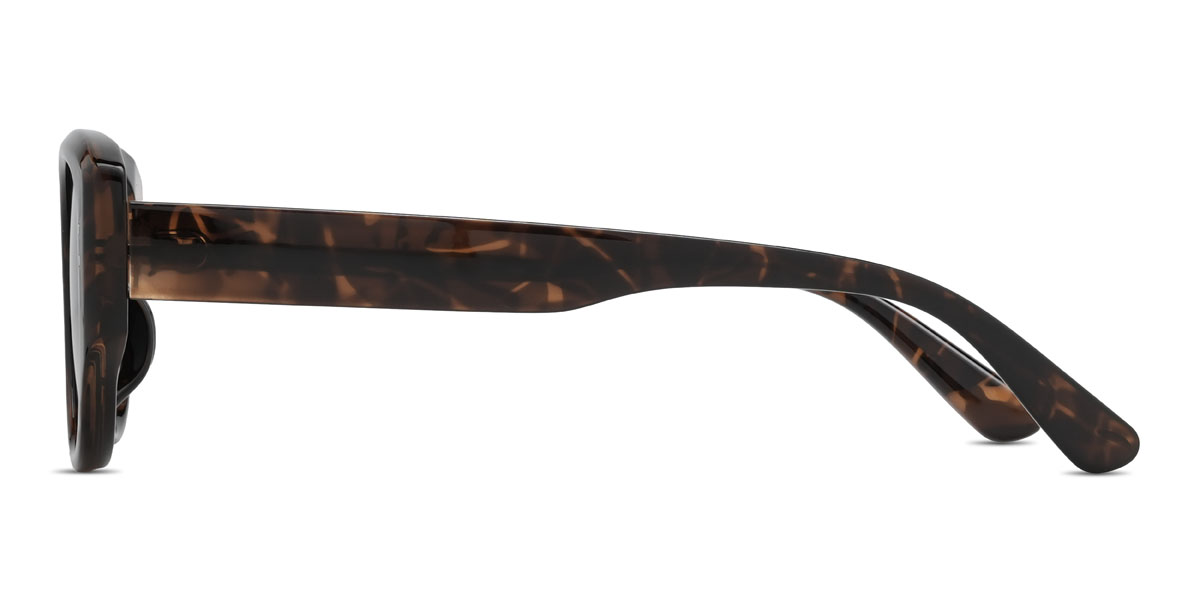 Écaille de tortue Gris Charis Lunettes - Cat Eye Sunglasses