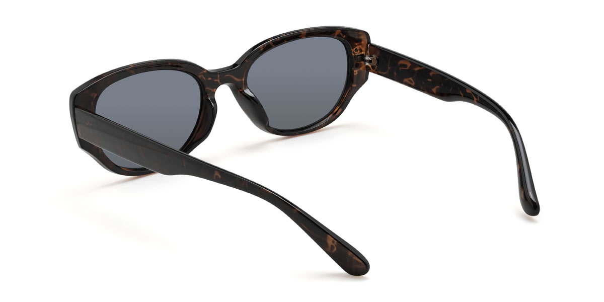 Écaille de tortue Gris Charis Lunettes - Cat Eye Sunglasses