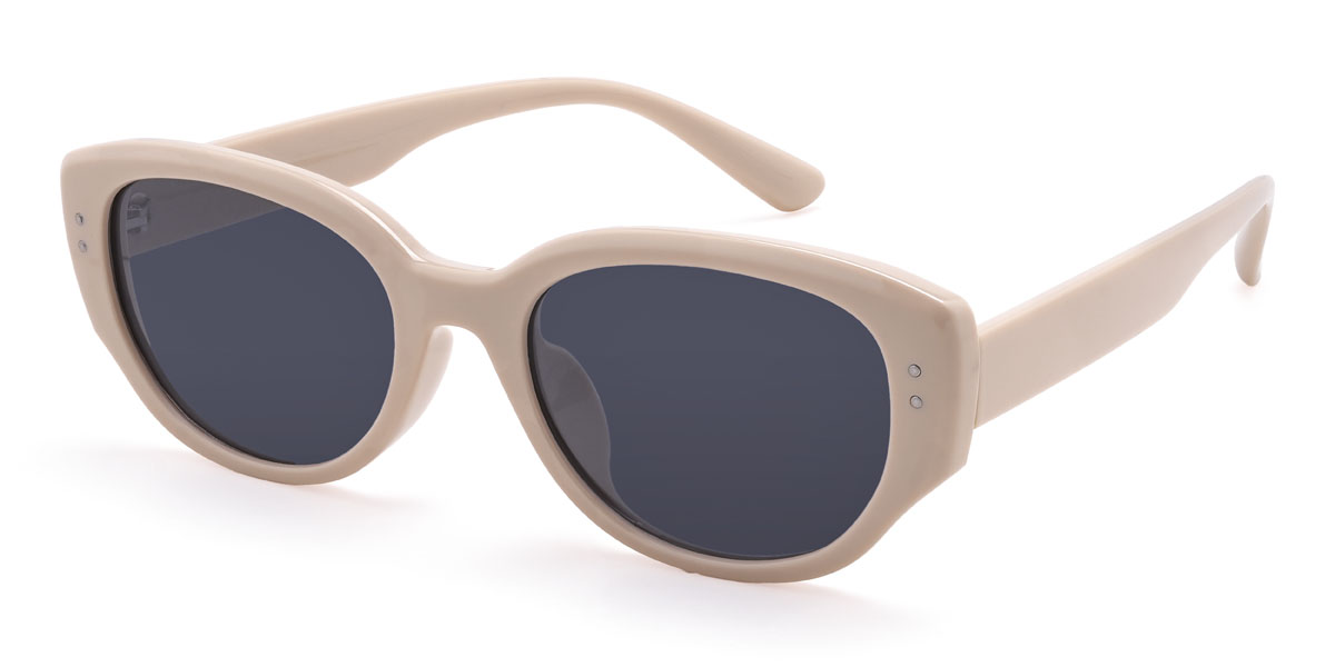 Rose nude Gris Charis Lunettes - Cat Eye Sunglasses