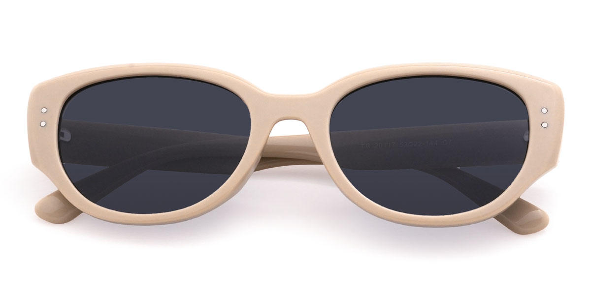Rose nude Gris Charis Lunettes - Cat Eye Sunglasses