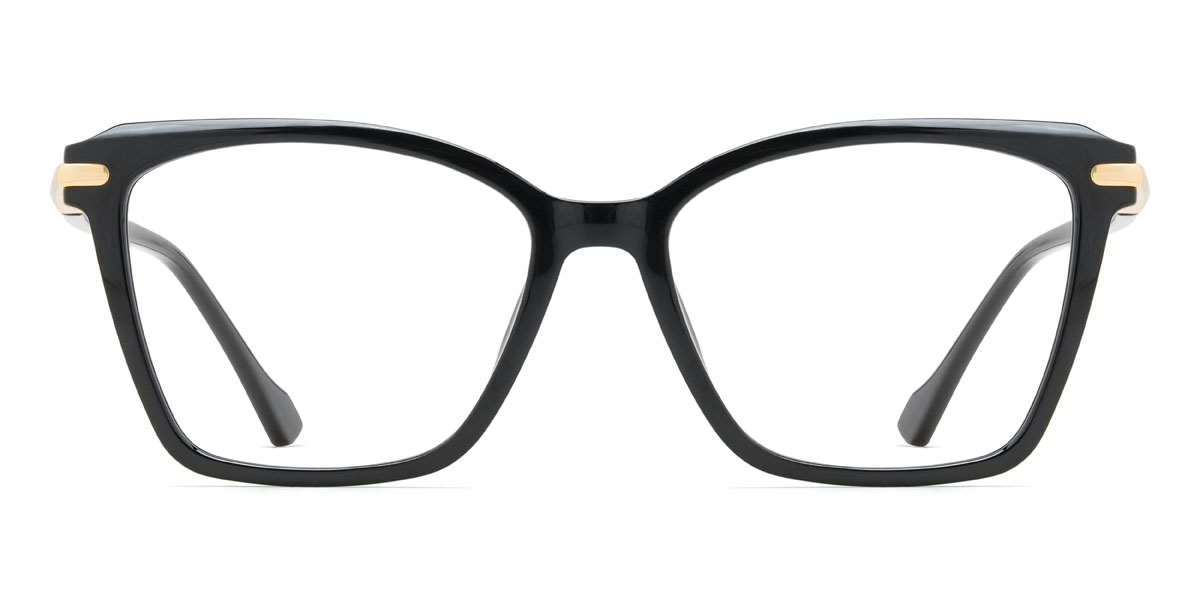 Noir Liyana Lunettes - Rectangle Glasses