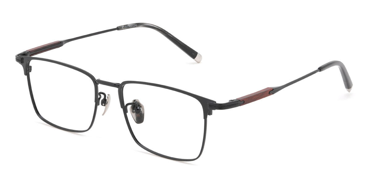 Noir Journee Lunettes - Rectangle Glasses