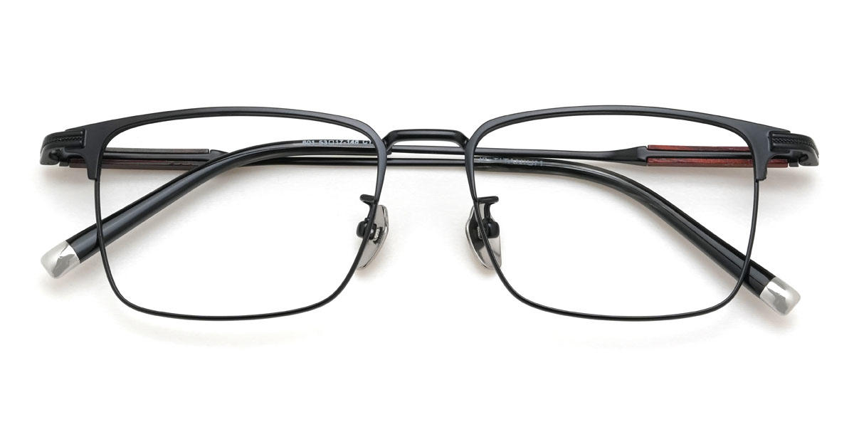 Noir Journee Lunettes - Rectangle Glasses