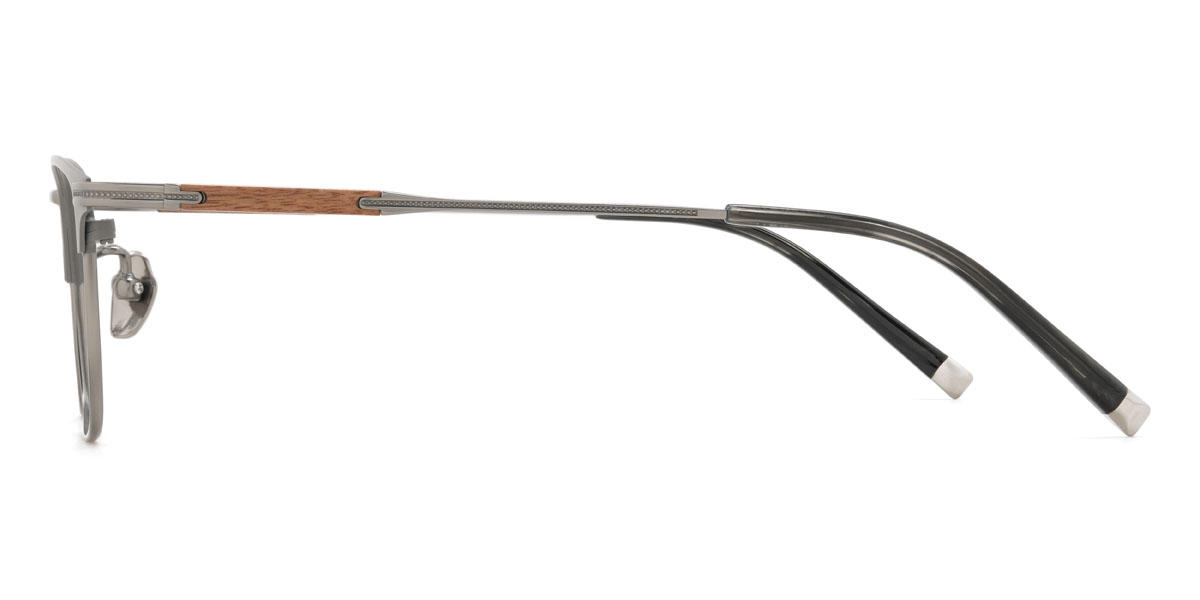 Gris argenté Journee Lunettes - Rectangle Glasses