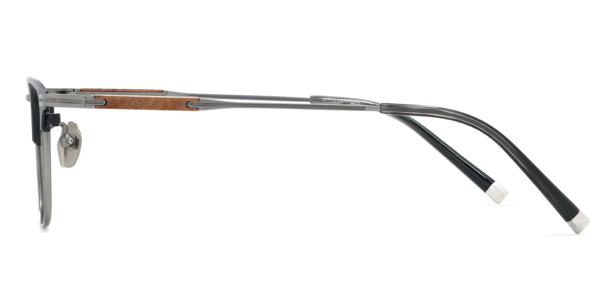 Fekete ezüst Journee Szemüveg - Rectangle Glasses