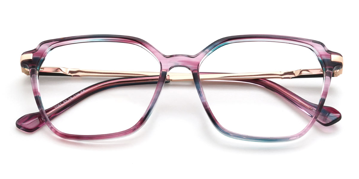 Rose Bleu Isabela Lunettes - Square Glasses