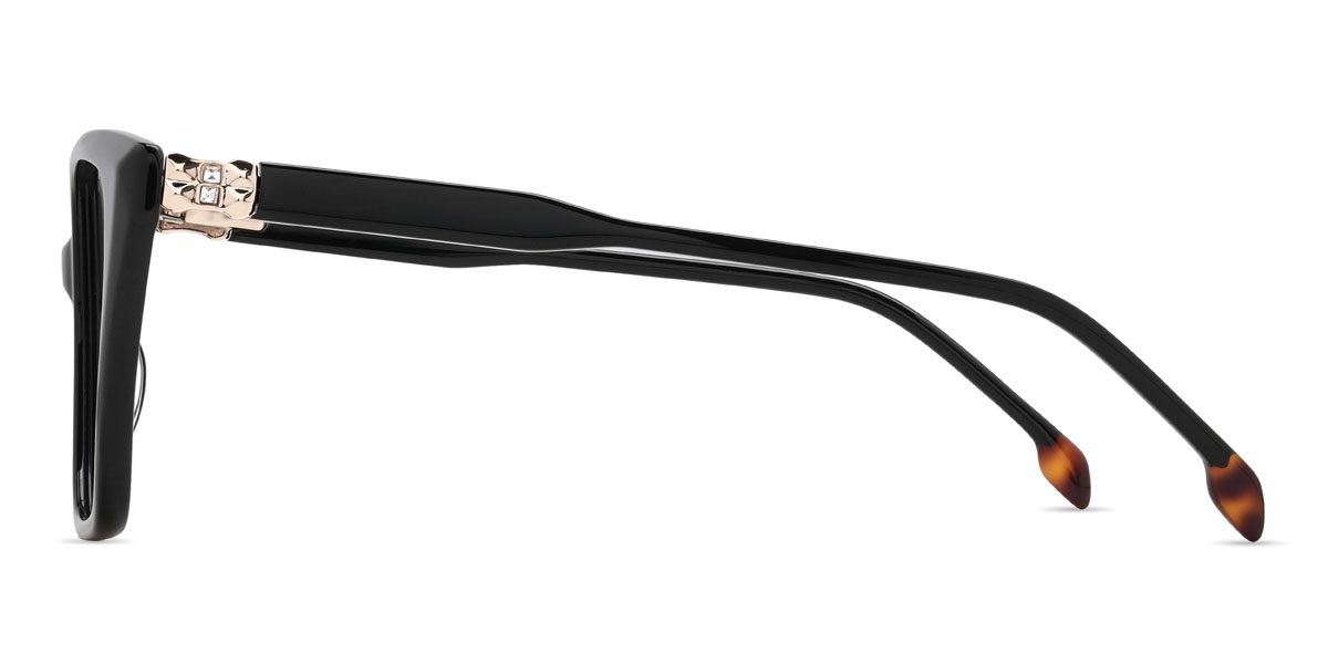 Noir Briella Lunettes - Square Glasses