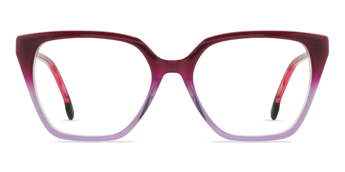 Piros lila Briella Szemüveg - Square Glasses