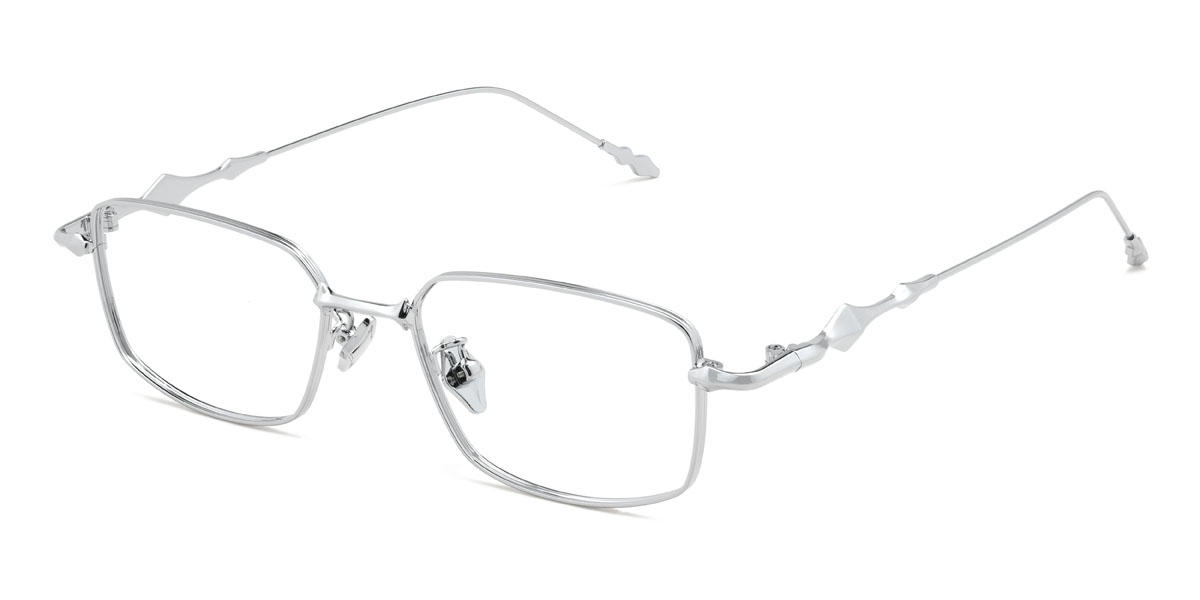 Argent Whitley Lunettes - Rectangle Glasses