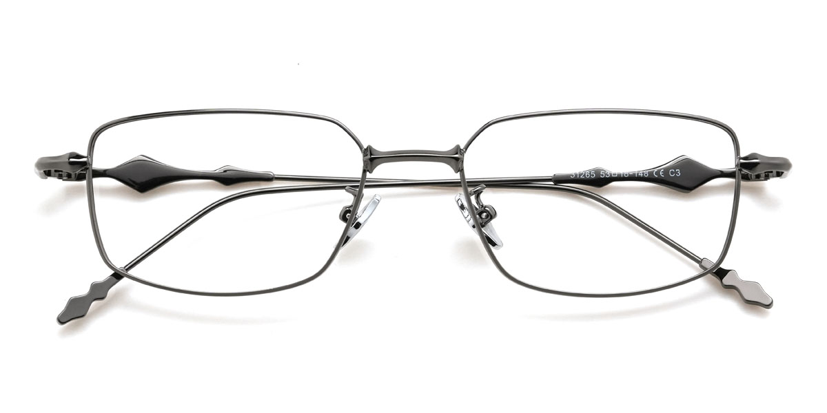 Noir Whitley Lunettes - Rectangle Glasses