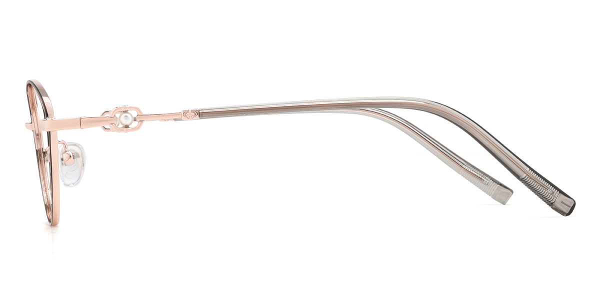 Rózsa arany fekete Selim Szemüveg - Oval Glasses