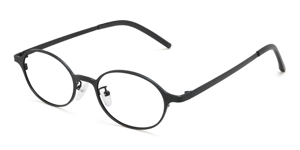 Fekete Aarna Szemüveg - Oval Glasses