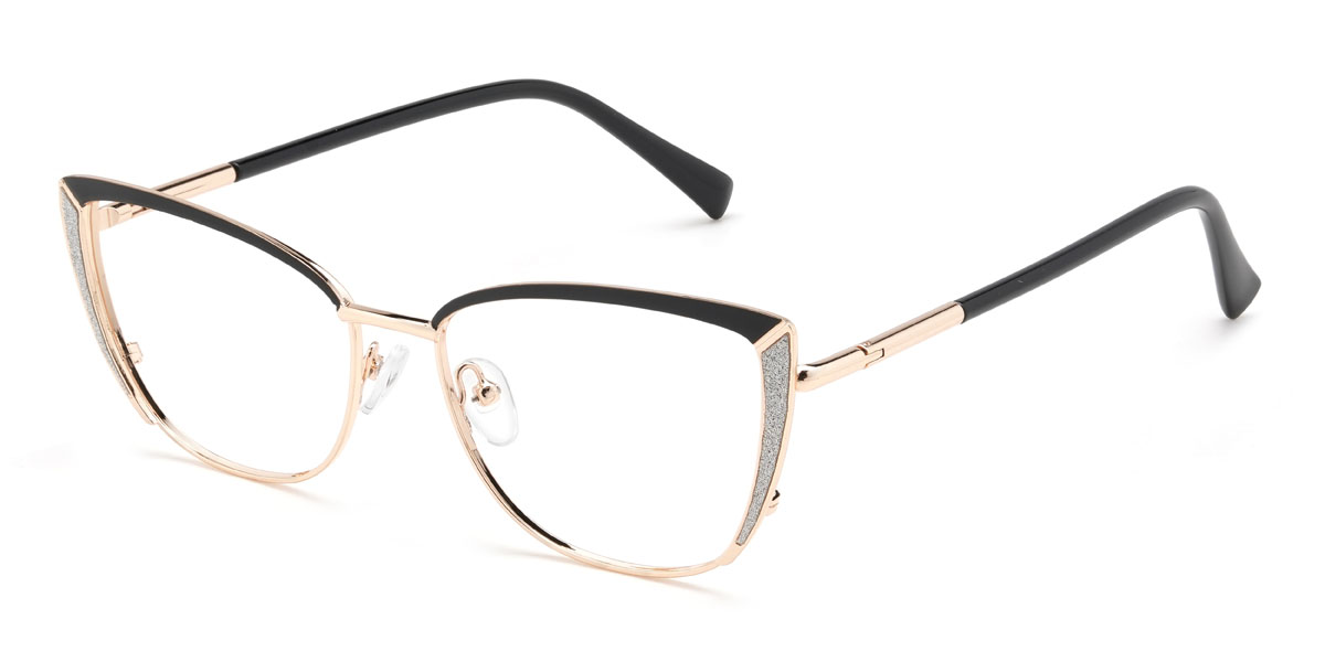 Or Noir Cataleya Lunettes - Cat Eye Glasses