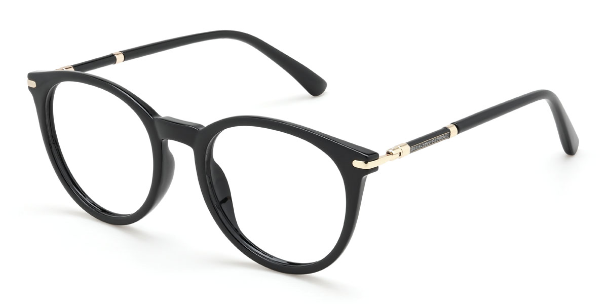 Noir Paislee Lunettes - Oval Glasses
