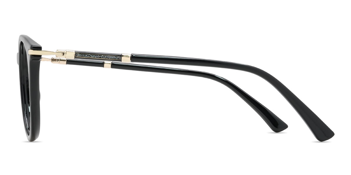 Noir Paislee Lunettes - Oval Glasses