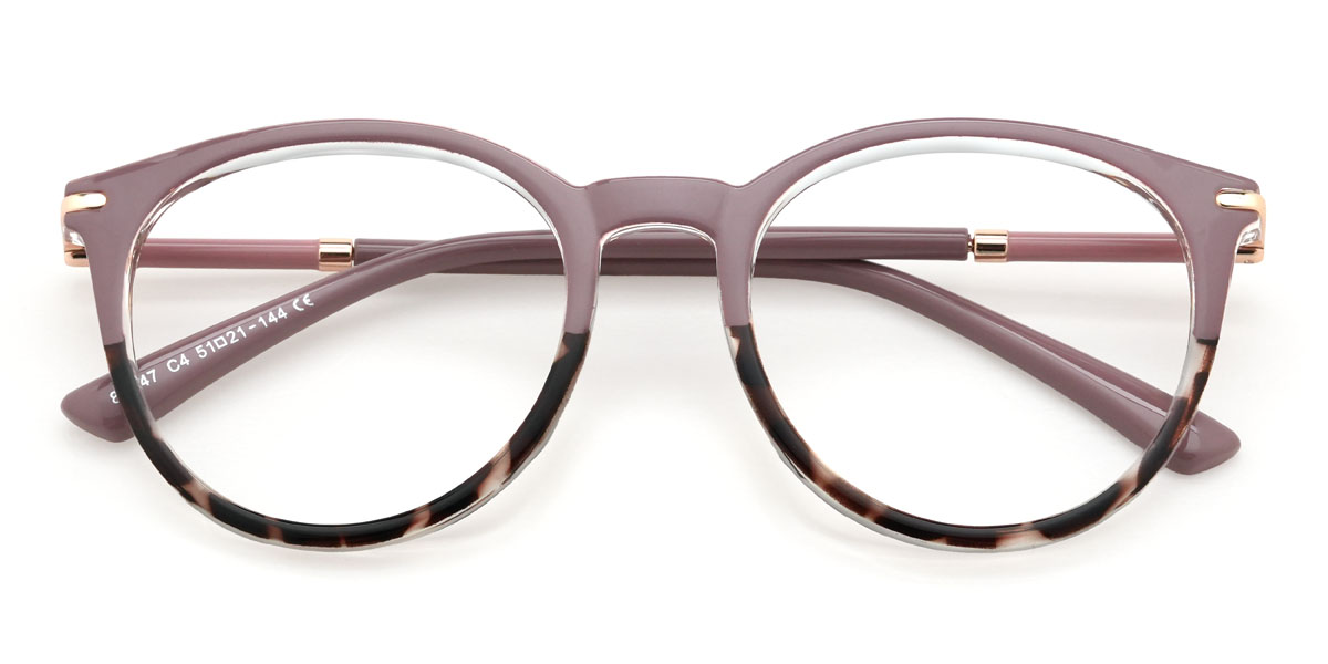 Lila teknősbéka Paislee Szemüveg - Oval Glasses