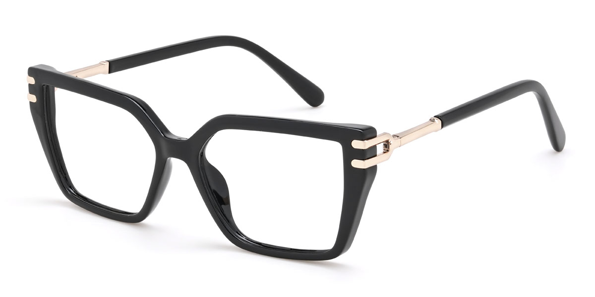 Noir Charlene Lunettes - Rectangle Glasses