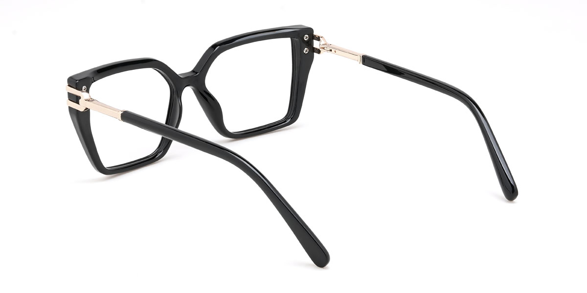 Noir Charlene Lunettes - Rectangle Glasses