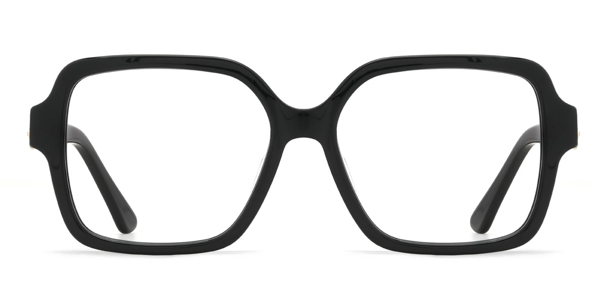 Fekete Mercy - Square Glasses