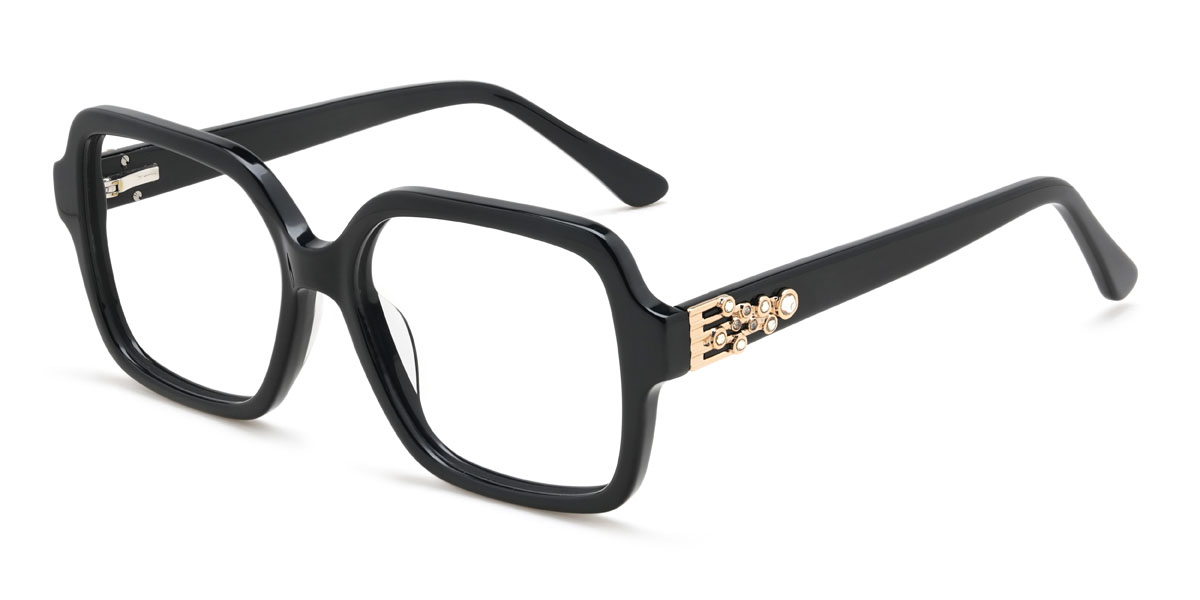 Noir Mercy Lunettes - Square Glasses