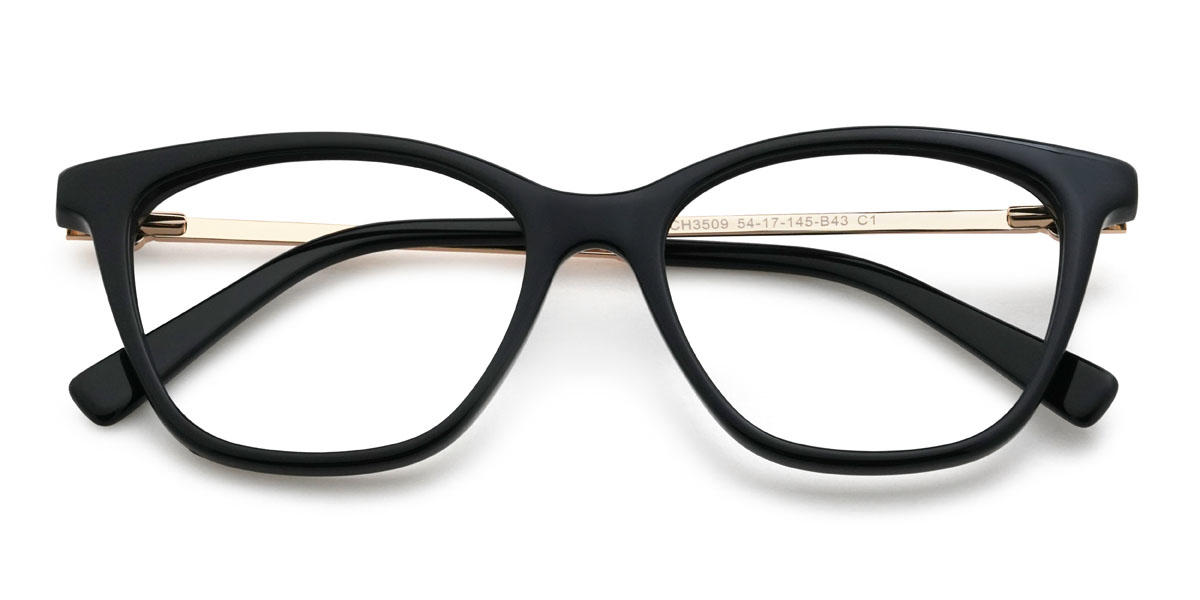 Noir Jaime Lunettes - Rectangle Glasses