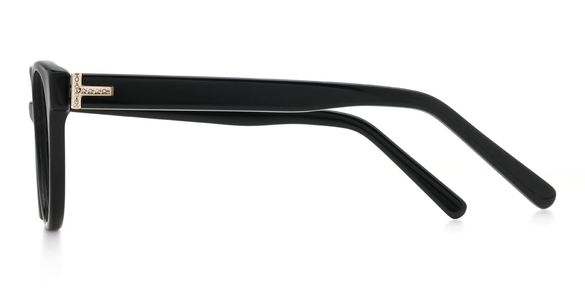 Noir Della Lunettes - Oval Glasses