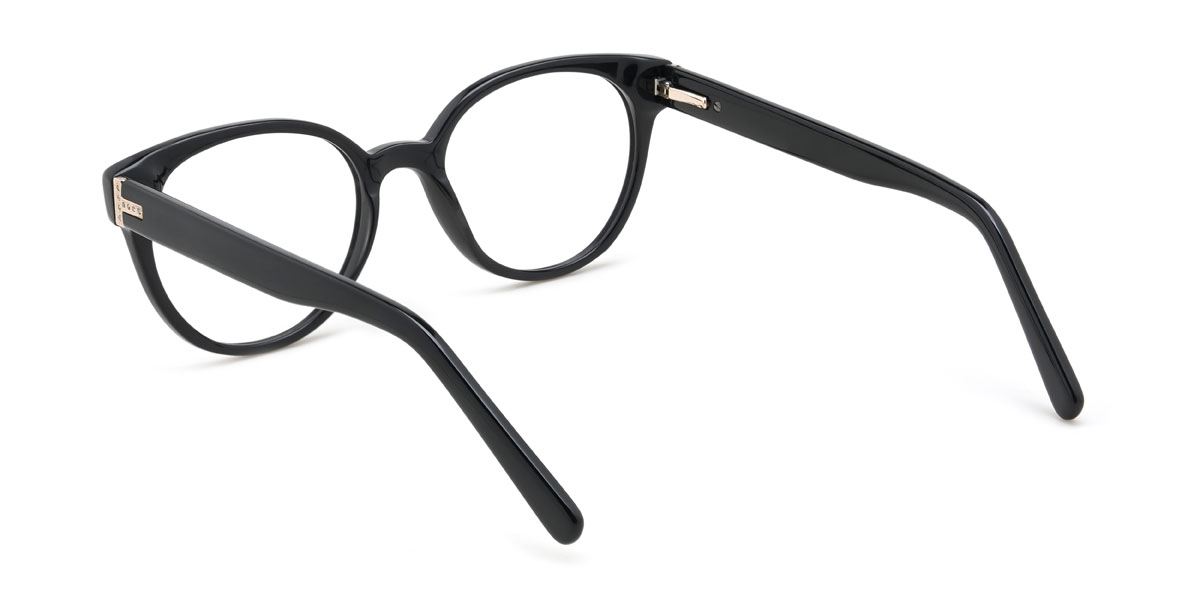Noir Della Lunettes - Oval Glasses