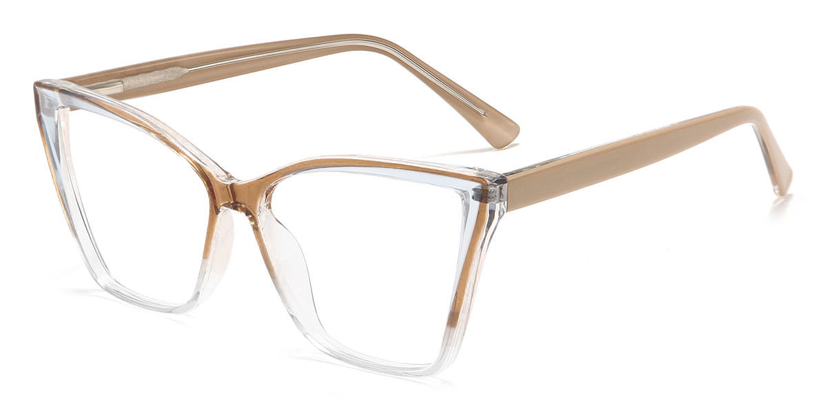 Marron Bleu Gabrielle Lunettes - Cat Eye Glasses