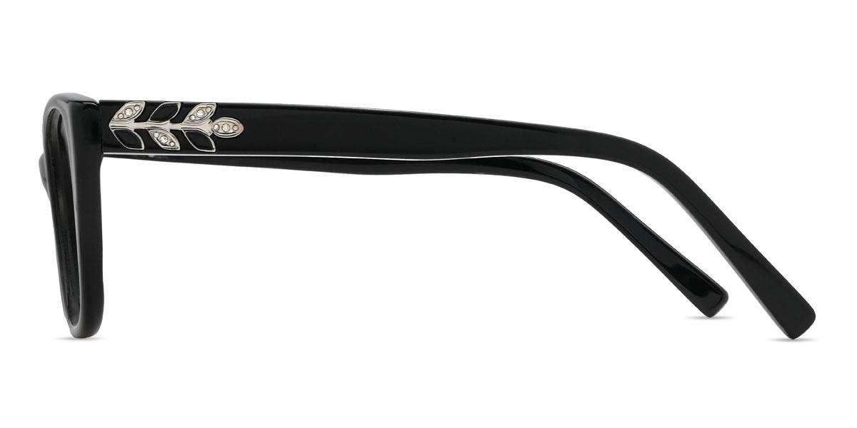 Black Marianna Glasses - Cat Eye Glasses