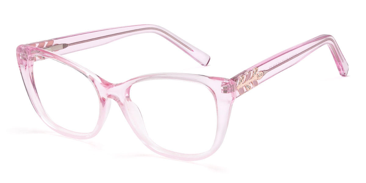 Light Pink Marianna Glasses - Cat Eye Glasses