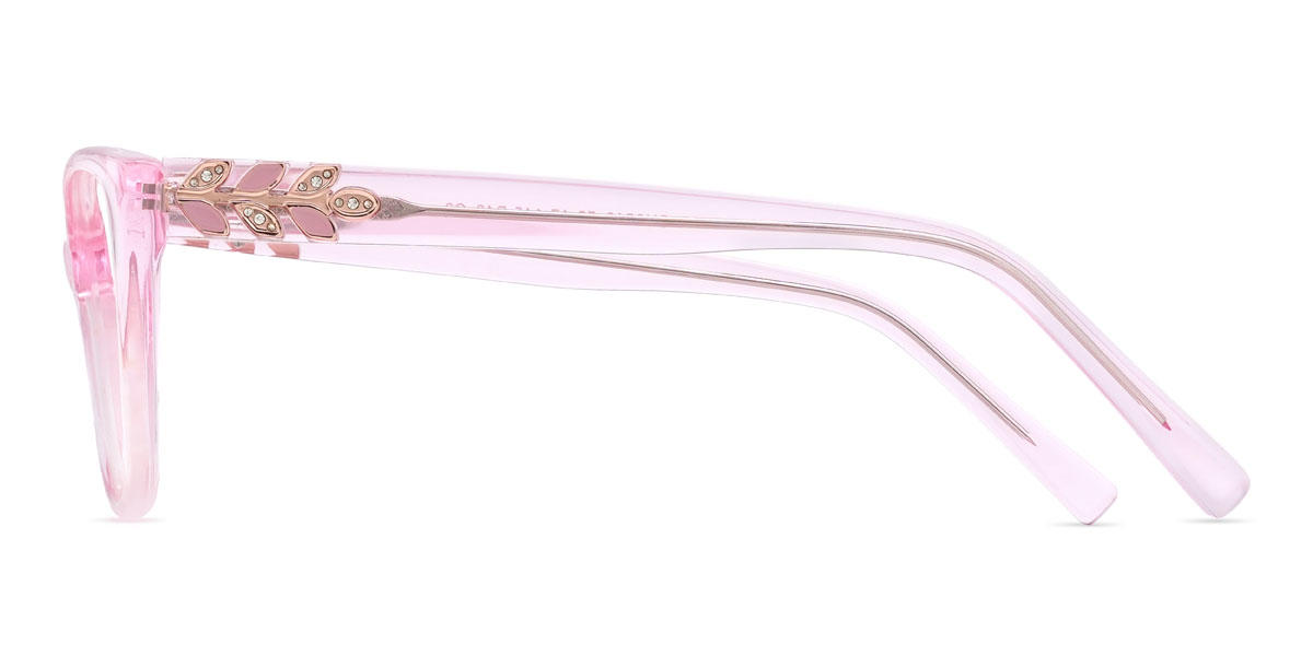 Light Pink Marianna Glasses - Cat Eye Glasses