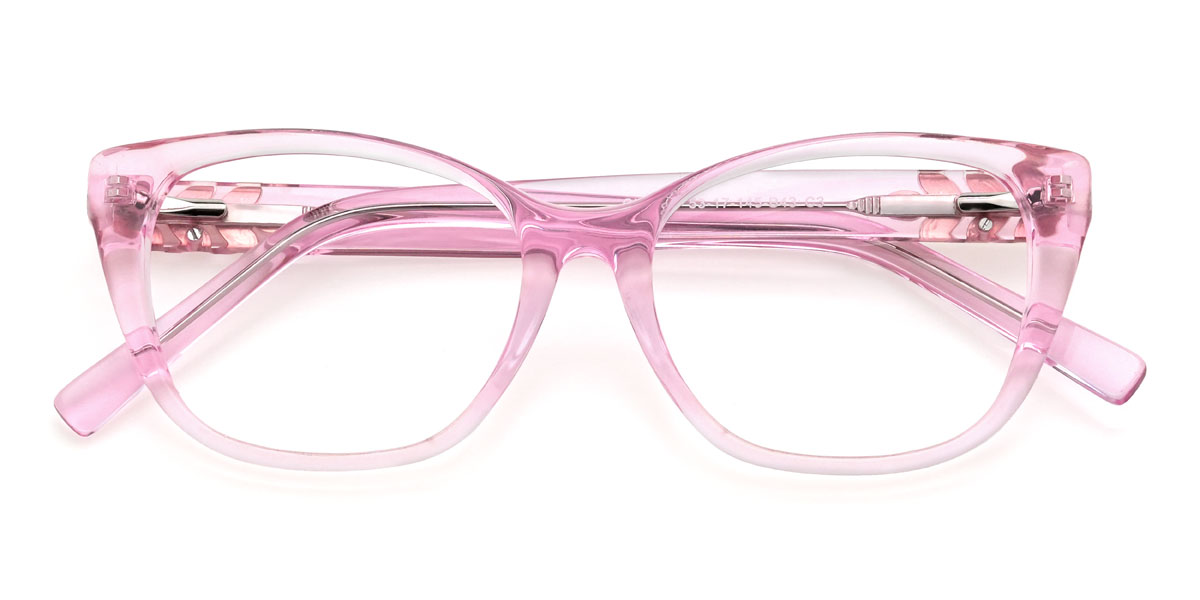Light Pink Marianna Glasses - Cat Eye Glasses