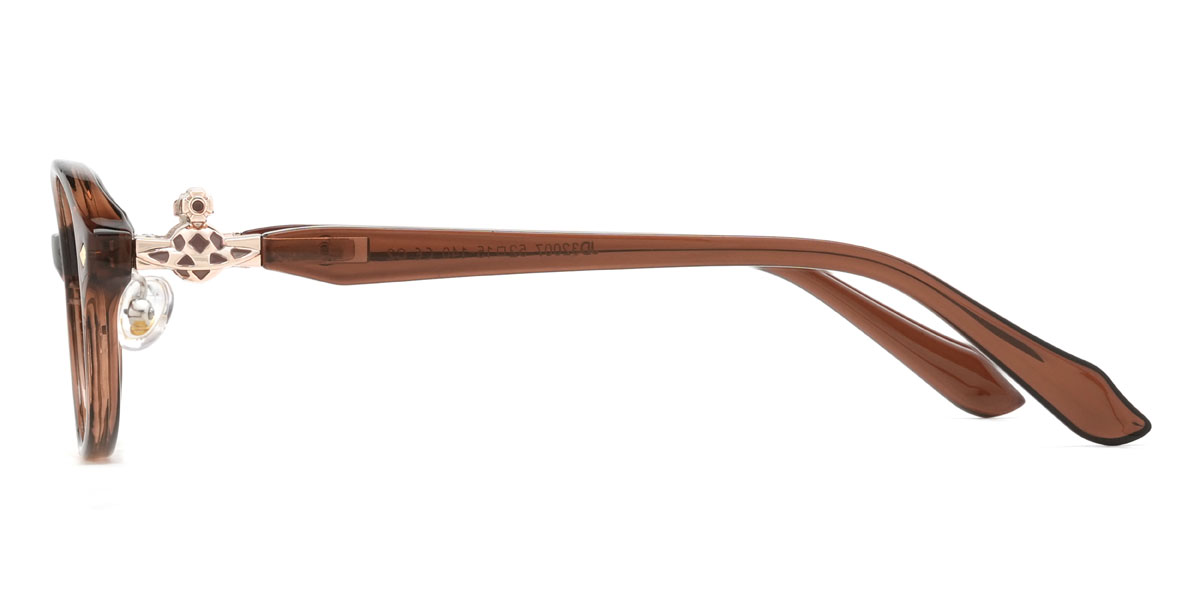 Brown Idris Glasses - Oval Glasses