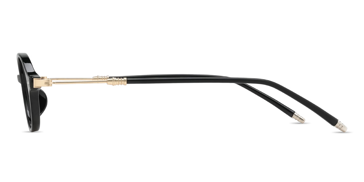 Black Davis Glasses - Oval Glasses