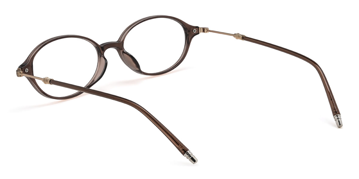 Brown Davis Glasses - Oval Glasses