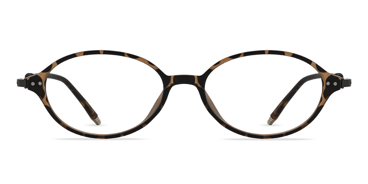 Tortoiseshell Davis Glasses - Oval Glasses