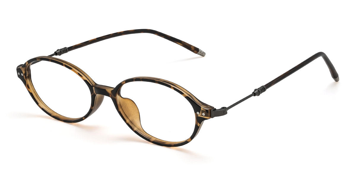 Tortoiseshell Davis Glasses - Oval Glasses