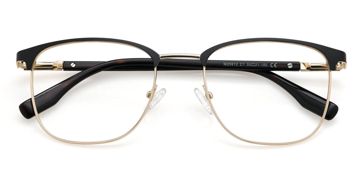 Arany fekete Amias Szemüveg - Square Glasses